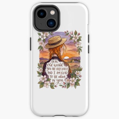Anne Of Green Gables Sunset Landscape Iphone Case