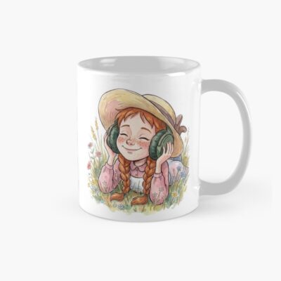 Cute Anne Of Green Gables Listening To Music Mug