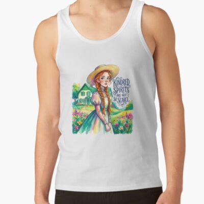 Anne Of Green Gables Watercolor Portrait Tank Top