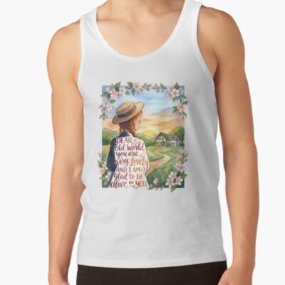 Anne Of Green Gables Sunrise Watercolor Tank Top