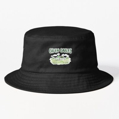 Green Gables House Watercolor Bucket Hat