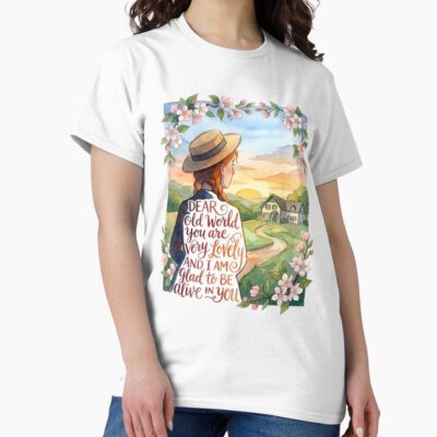 Anne Of Green Gables Sunrise Watercolor T-shirt