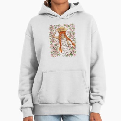 Anne Of Green Gables Floral Art Hoodie