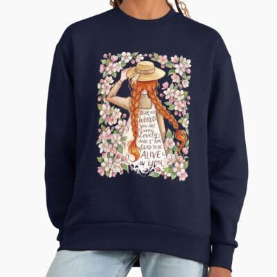 Anne Of Green Gables Floral Art Sweatshirt