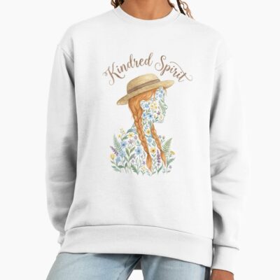 Hot Anne Of Green Gables Floral Profile Art Sweatshirt