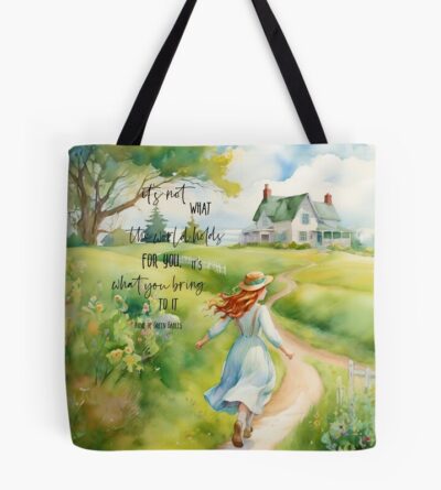 Top Anne Of Green Gables Bassic Tote Bag
