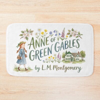 Anne Of Green Gables Dark Botanical Bath Mat