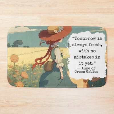 Ann Of Green Gables Colorfull Bath Mat