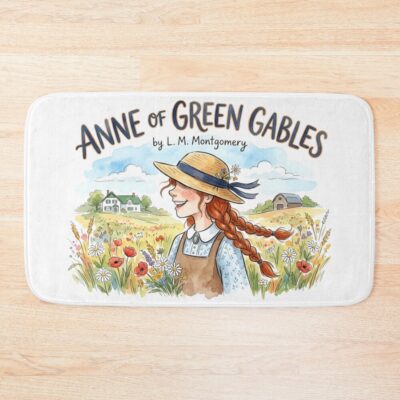 Anne Of Green Gables Smiling Portrait Bath Mat