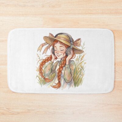 Anne Of Green Gables Lover Headphones Bath Mat