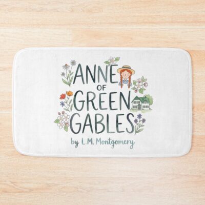 Anne Of Green Gables Cute Sticker Art Bath Mat