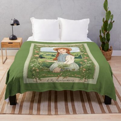 Anne Of Green Gables Montgomery Throw Blanket