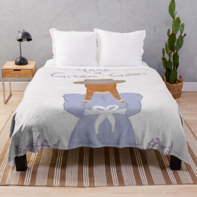 Anne Of Green Gables Colorfull Throw Blanket