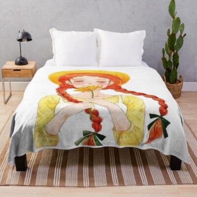 Anne Of Green Gables Cute Throw Blanket