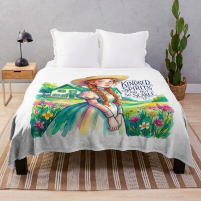 Anne Of Green Gables Kindred Spirits Throw Blanket
