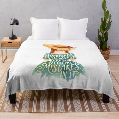 Anne Of Green Gables Tomorrow Throw Blanket