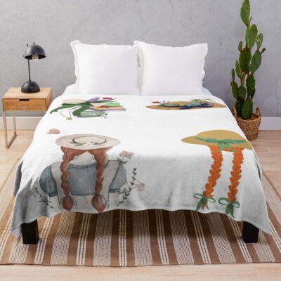 Anne Of Green Gables Throw Blanket