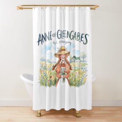 Anne Of Green Gables Cute Floral Shower Curtain