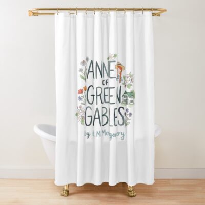 Anne Of Green Gables Cute Sticker Art Shower Curtain