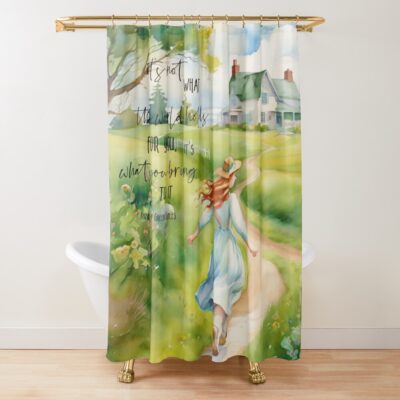 Top Anne Of Green Gables Bassic Shower Curtain