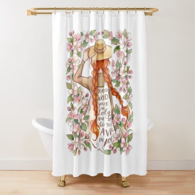 Anne Of Green Gables Dear Old World Lovely Shower Curtain