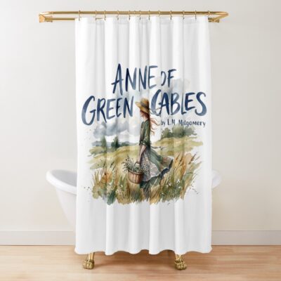 Anne Of Green Gables Watercolor Shower Curtain