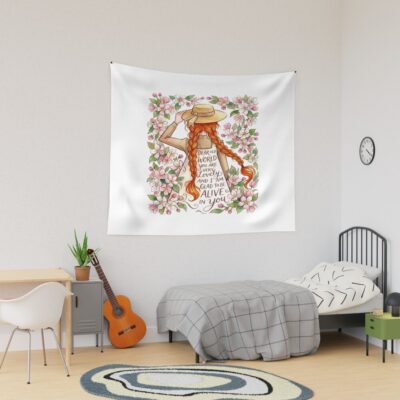 Anne Of Green Gables Dear Old World Lovely Tapestry