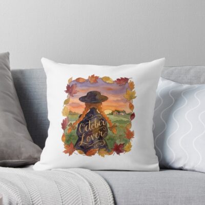 Anne Of Green Gables October Lover Autumn Throw Pillow