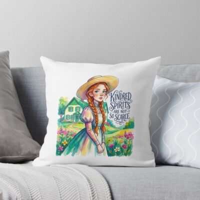 Anne Of Green Gables Kindred Spirits Throw Pillow