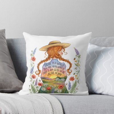 Anne Of Green Gables Unique Throw Pillow