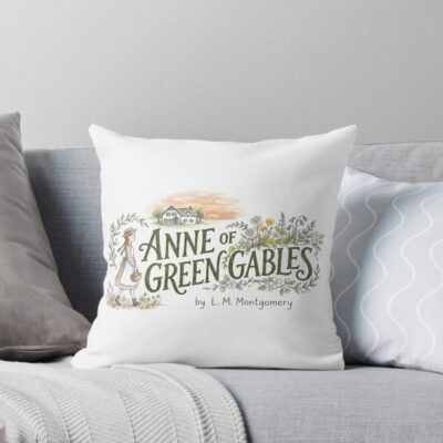 New Anne Of Green Gables Vintage Throw Pillow