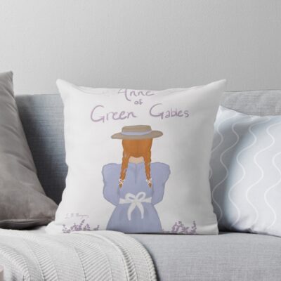 Anne Of Green Gables Colorfull Throw Pillow